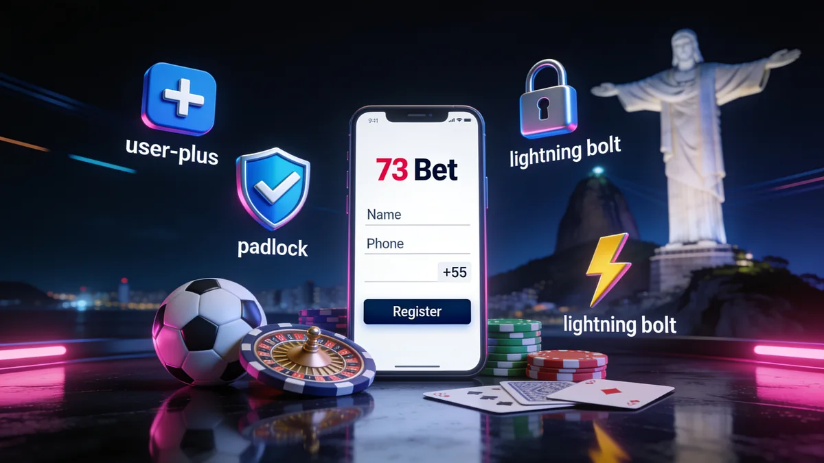 Como Criar Sua Conta na 73 bet para jogadores no Brasil